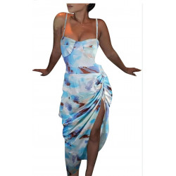 CHIC COLORFUL DRESS