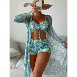 SHORT STYLE 3PCS SWIMSUIT