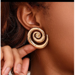 SPIRAL STUD EARRINGS