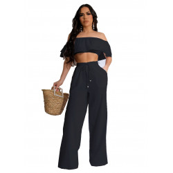 OFF-SHOULDER TOP PANTS