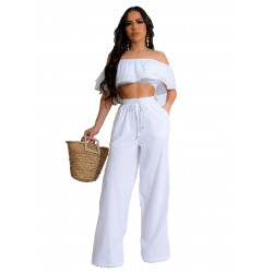 OFF-SHOULDER TOP PANTS
