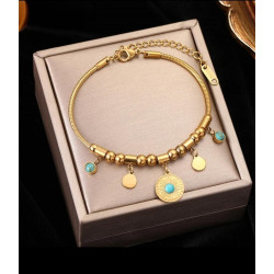 ETHNIC BLUE BRACELET
