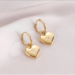 HEART STAINLESS EARRINGS