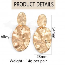TEXTURED EARRINGS