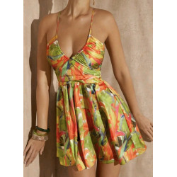 LACE-UP DRESS