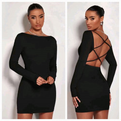 CROSS BACK DRESS