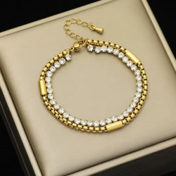 2 CHAIN BRACELET