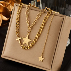 STAR STAINLESS NECKLACE