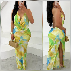 GREEN SUMMER DRESS