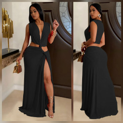 LONG OPEN DRESS