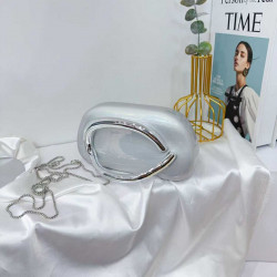 TRENDY ACRYLIC CLUTCH GLOSSY