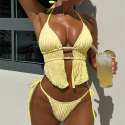 YELLOW 2PCS BIKINI