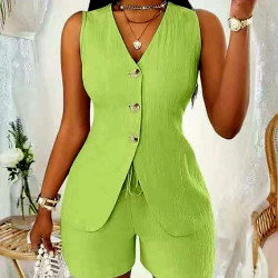 2PCS VEST -COLORFUL SHORT