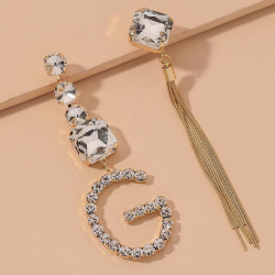 G DOUBLE STYLE EARRINGS