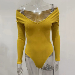 OFF-SHOULDER BODYSUIT