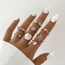 PINK RING SET