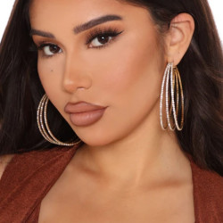 3 LEVEL DIAMOND EARRINGS