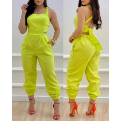 LOOSE SEXY BACK JUMPSUIT