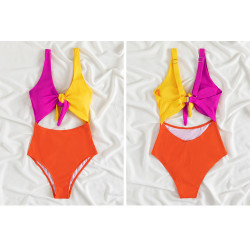 TIE BUST SWIMSUIT