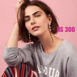 COLORFUL ZIRCON EARRINGS