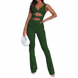 CROSS FRONT JUMPSUIT