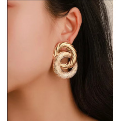DOUBLE CIRCLE EARRINGS
