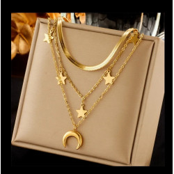 MOON STAR NECKLACE