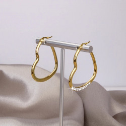 HEART ZIRCON EARRINGS
