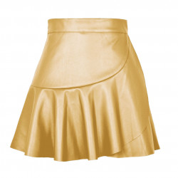PU SKATER SKIRT