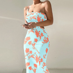 FLOWER PRINT DRESS