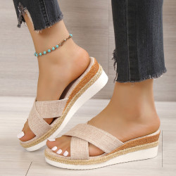 CROSS HIGH SANDALS