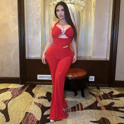 RED HEART JUMPSUIT