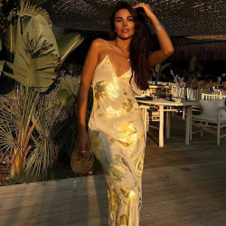 GOLD DESIGN DRESS