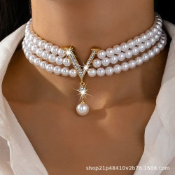 PEARL STYLE NECKLACE