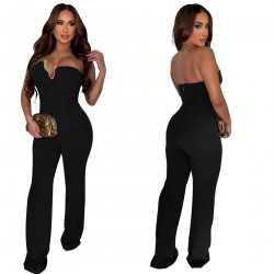 STRAP-V JUMPSUIT