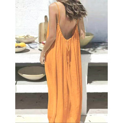 CURVE BACKLESS DRESS