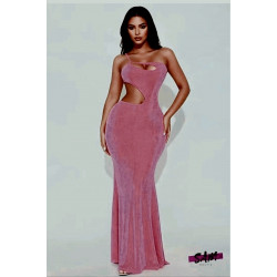 SEXY OLD PINK DRESS
